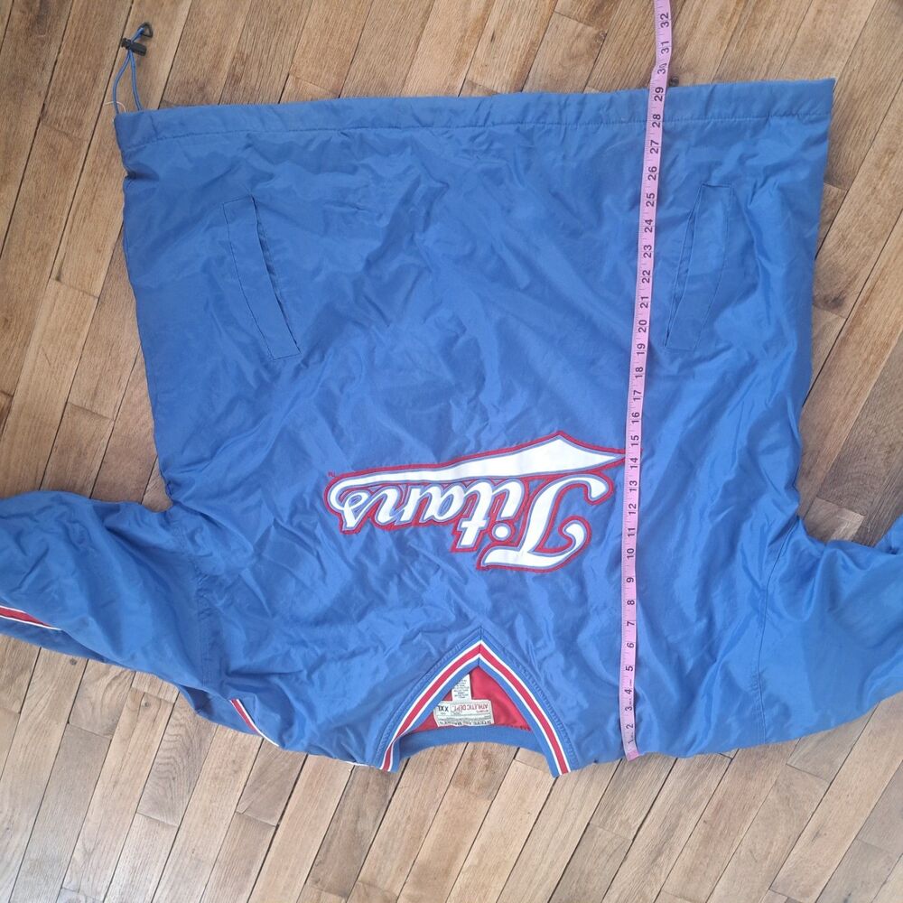 Steve & Barrys Tennessee Titans Blue Pullover Mens XXL Windbreaker V-Neck Jacket - Picture 8 of 9